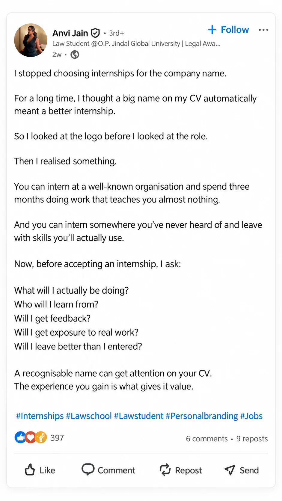 LinkedIn Thought Leadership